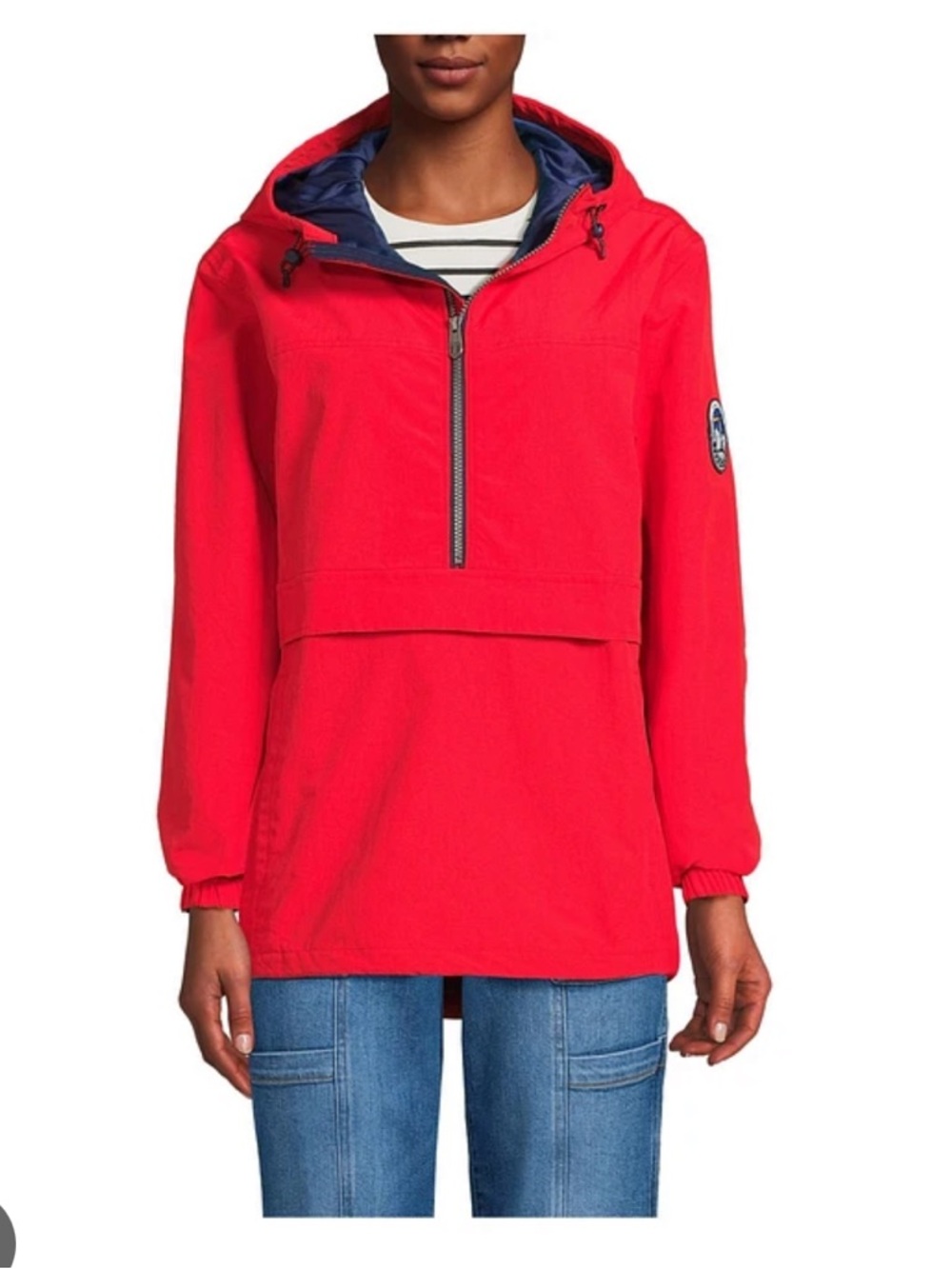 Lands' End Women's Squall Waterproof Anorak Pullover